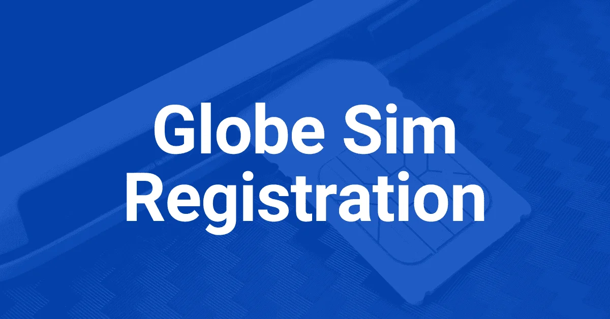 globe sim registration philippines